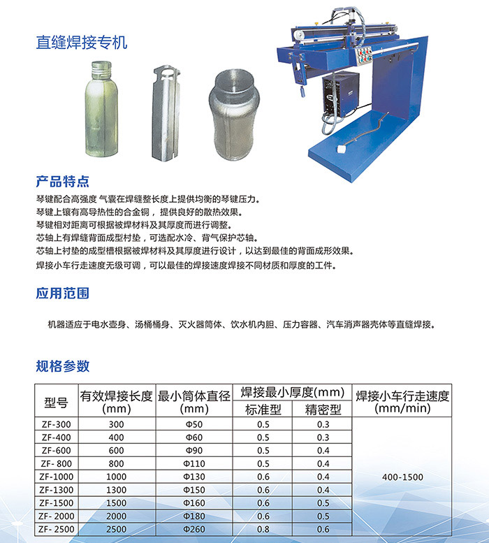 直縫焊接專機(jī)詳情